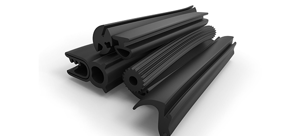 Custom extruded rubber profiles